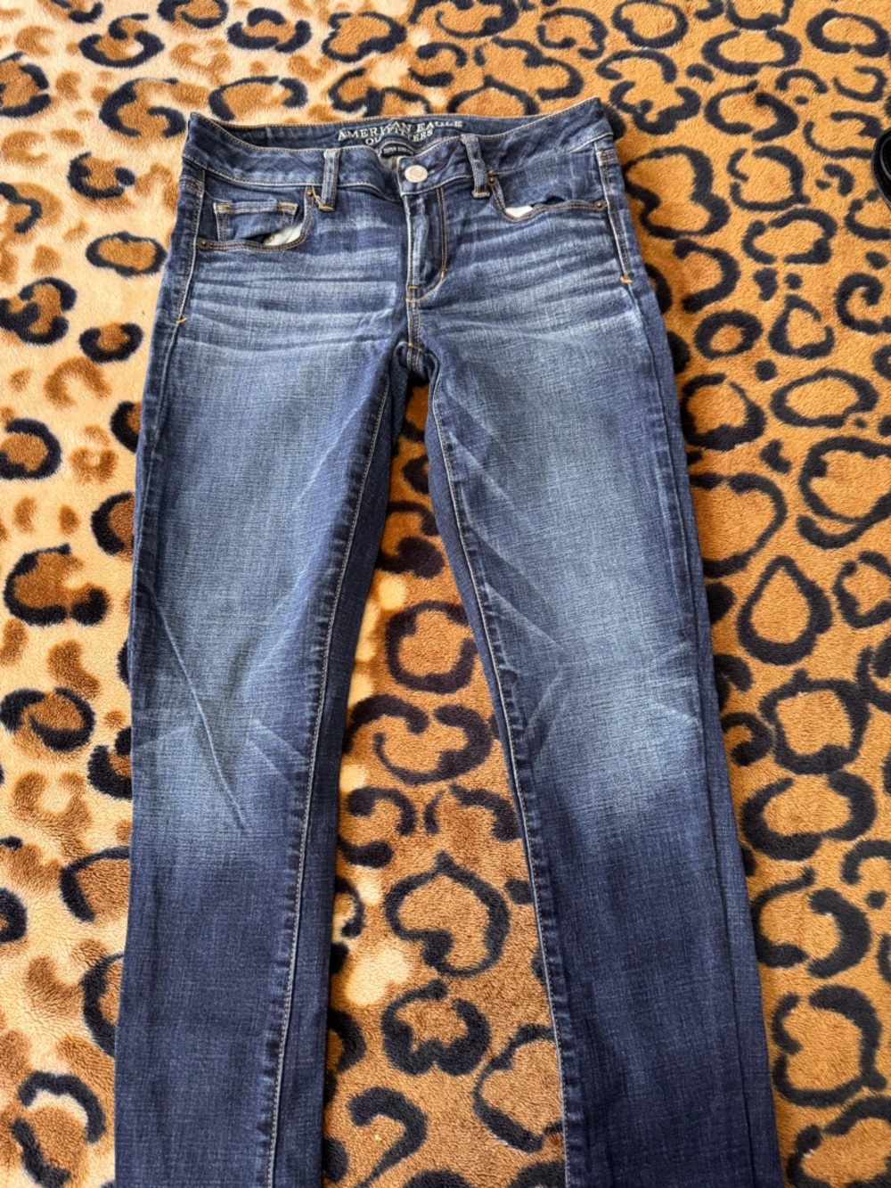 American Eagle Outfitters Dark Blue Skinny Jeans